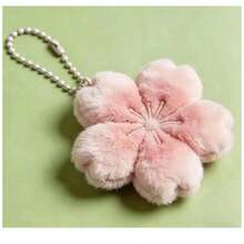 1 Piece Healing Sakura Plush Doll Keychain Pendant Cute Unique Bag Decor Accessory 2026 Classic Popular Stylish Ornament Lovely Exquisite Appearance Versatile Daily Matching Design Perfect For Summer Seaside Beach Leisure Time Graduation Season Travel Trip Holiday Vacation Camping Gathering Casual Street Look Daily Bag Decoration And All Daily Styling Matching For Fashion Lovers - 1 bông hoa đào màu hồng - Xem 1