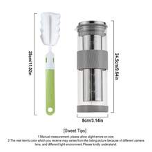 Cold Brew Coffee Maker With Cleaning Brush, 27oz/800ml Cold Brew Pitcher, Ice Tea Pitcher, Cold Brew Coffee Pitcher For Fridge, Suitable For Iced Coffee, Lemonade, Iced Tea And Beverages - 800ml/27oz - View 4