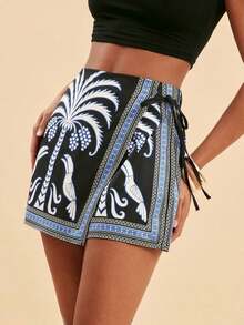 Plus Size Shorts - Multicolor 9 - View 6