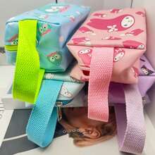 Túi đựng mỹ phẩm hoạt hình Hello Kitty & Friends dễ thương của Sanrio (1 chiếc/mảnh), túi đựng đồ trang điểm, túi đựng đồ dùng vệ sinh cá nhân dung tích lớn có tay cầm, thích hợp để đựng Melody, Kuromi, Pomompurin, thiết kế quà tặng ngày Valentine, quà sinh nhật, quà cưới, phụ kiện du lịch. - Nhiều màu - Xem 4