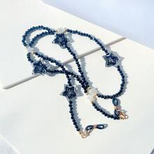 Shiny Bohemian Glass Colorful Heart Beaded Anti-Slip Eyeglass Chain, Acrylic Unique Fashion Eyeglass Strap - Glasses Chain - View 11