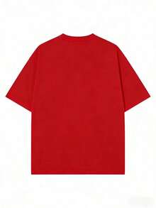 Camiseta de mujer cómoda y elegante con el estampado "Gracias, Señor Salmo 130:5". Perfecta para combinar atuendos con amigos, es holgada, informal, a la moda, versátil, cómoda y agradable al tacto. Presenta un diseño de cuello redondo tipo pullover. Estampado personalizado, ideal para combinar atuendos con amigos, es holgada, informal, a la moda, versátil, cómoda y agradable al tacto. PGWX - Rojo - Ver 4