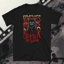 Camiseta, camiseta de Stephen King, películas de terror, películas vintage.Cementerio Maldito.camisas de mujer sudaderas para mujer sueter blusa casual mujer verano vestidos de graduación - Negro - Ver 6