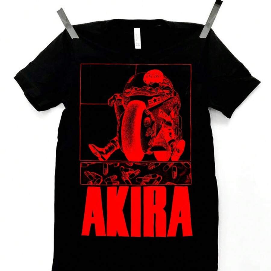 Unisex Akira camisas de mujer sudaderas para mujer sueter blusa casual mujer verano vestidos de graduación - Negro - Ver 1