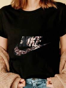 Women T-Shirts - Black - View 3