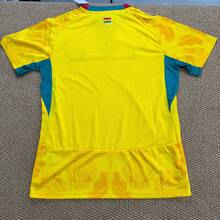 2026 Ghana Away Yellow/Teal Soccer Jersey, African  Print Streetwear Top, Unisex Casual Sports Tee, Breathable Gym Shirt, Perfect Gift For Fans - 預設 - 查看 2