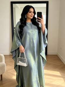 1pc Women's New Fashion Satin Shiny Loose Shawl, Elegant Hijab Suitable For Gatherings, Birthday Parties,Holiday,Travel Essential - Multicolor - View 6