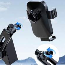 Bộ giá đỡ điện thoại ô tô mới, xoay 360 độ, có thể gập lại, phù hợp cho ô tô và xe điện. - Nhiều màu - Xem 5