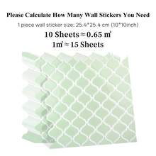3D Textured Waterproof Lantern Pattern Wall Tiles, Removable Self-Adhesive Wall Stickers For Kitchen Backsplash, Bathroom, Holiday Decor, Home Renovation, Peelable Wallpaper, Spring Decor, Housewarming, Rama Decorative Stickers, Birthday/Graduation Gift - Multicolor - View 22