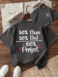Áo thun ngắn tay cổ tròn in hình ngộ nghĩnh, phong cách thường ngày cho bé gái tuổi teen, thích hợp mặc mùa hè. - Màu xám đen - Xem 4