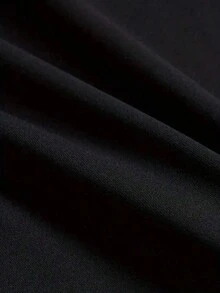Camiseta de Moda para Hombre Talla Grande con Estampado de Póker y Dados, Cuello Redondo, Manga Corta, Estilo Casual - Negro - Ver 4