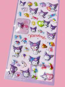 3D Cube Stickers, Cute Cartoon Embossed Stickers, Scrapbooking Decorations, Sealing Stickers, Kids Fun Stickers, Tile Stickers, Cartoon Anime Gifts, Kids Stickers, Cubic Holiday Party Birthday Graduation Christmas Thanksgiving Gifts, Random Cute 3D Dot Stickers, Cute Cartoon Animal Design Kids Gifts, Soft Toys, Stress Relief, DIY Phone Case Decor, Removable Reusable, Some Designs May Have Color Difference - Multicolor - View 6