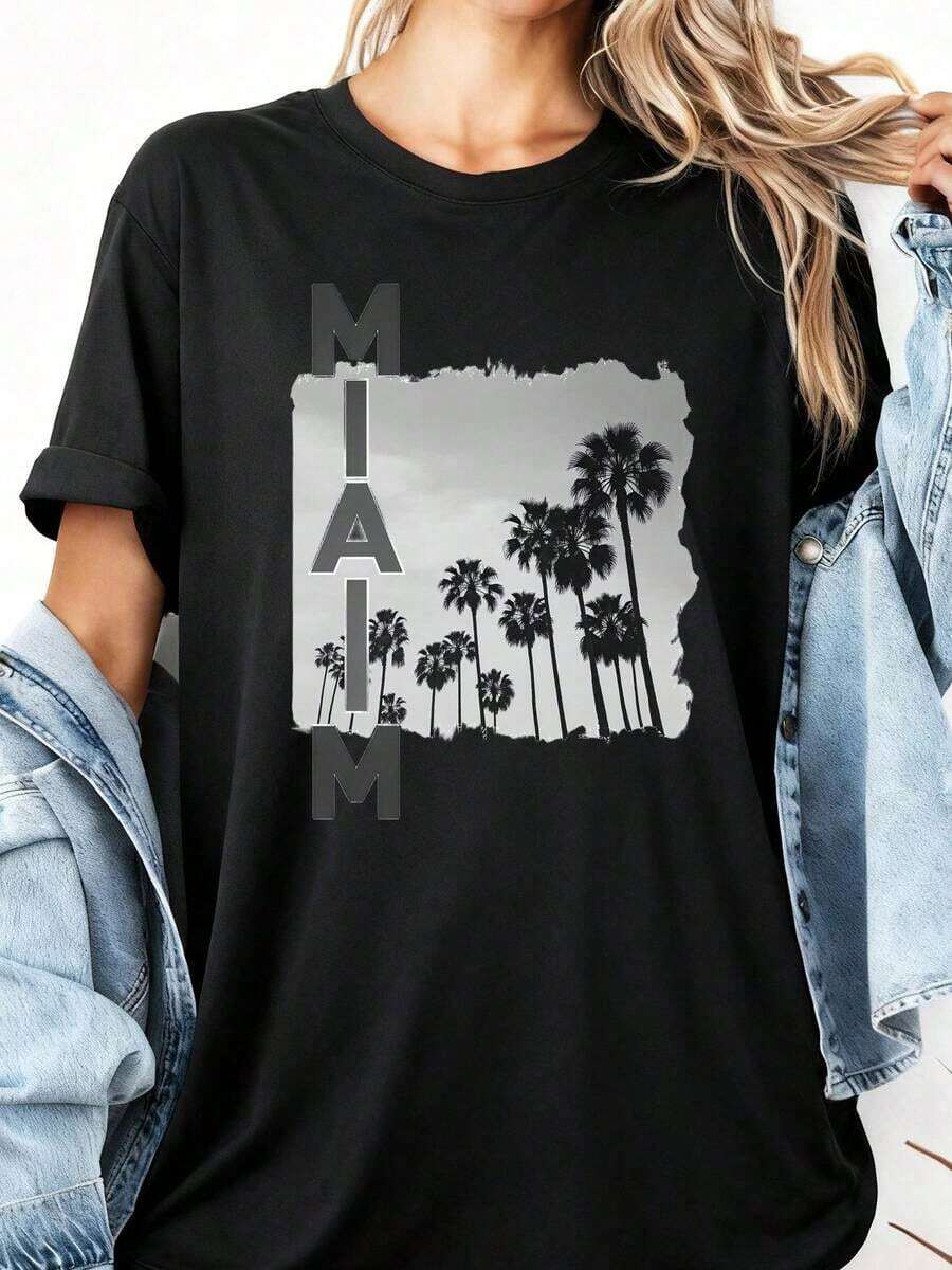 Camiseta Casual 100% Algodón, Jesús Cristo Salvador-0Pure-Cotton - Negro - Ver 1