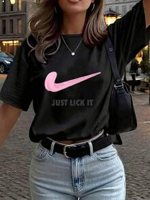 Women T-Shirts - Black - View 1