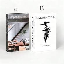 1件/2件/3件 極簡英文假書 時尚攝影道具 仿真書本創意雜誌裝飾 家飾擺件 - 多色 - 查看 12