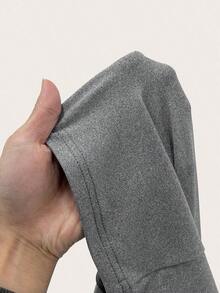Vestido Sólido Estilo Tubo Para Cena O Citas Casuales - Gris - Ver 5