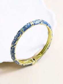 14K Gold Plated Fashionable Casual Versatile Commute Vintage Colorful Bracelet For Women - Yellow Gold - View 26