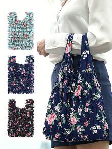 1 chiếc túi tote ma thuật dày dặn, có thể mở rộng - Có thể gấp gọn thành kích thước lòng bàn tay, chất liệu sợi polyester bền chắc với dây đeo cổ tay, nhiều màu sắc để lựa chọn, thích hợp cho mua sắm, túi mua sắm tái sử dụng, túi ma thuật mở rộng mới, túi du lịch dung tích lớn, túi đeo vai dày dặn, có thể mở rộng và tái sử dụng, quà tặng du lịch (Ngày của Mẹ, Ngày của Cha, Lễ tốt nghiệp, Giáng sinh, Halloween, Năm mới 2026) - Nhiều màu - Xem 9
