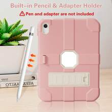 1 chiếc ốp lưng chính hãng tương thích với iPad thế hệ thứ 10 năm 2022 (10.9 inch) (A16) và iPad 11 inch thế hệ thứ 11 năm 2025 (A16 2025). Ốp bảo vệ chắc chắn, bền bỉ cho iPad 10/11 inch với chân đế tích hợp. - Hồng và trắng - Xem 8