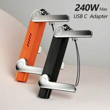 1 قطعة/2 قطعة محول USB-A إلى USB-C بقدرة 240 واط مع حامل هاتف، محول شحن سريع ونقل بيانات USB 2.0، متوافق مع iPhone 17/ محول USB إلى USB-C - متعدد الألوان - مشاهدة 3