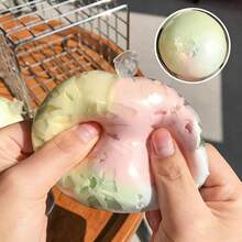Soft Gel Rainbow Crispy Wax Cracking Squish Device Crackable Textures Moldable Crunchy Stress Reliever Slow Rebound Sensory Squeeze Tool Party Essential For Anxiety Relief And Focus Party Gift Desk Decor - 豐富多彩的 - 查看 3