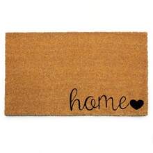 Plus Haven - Tapete de para Puerta de Entrada para el hogar, 17.5 x 30 Pulgadas, Felpudo Resistente para Uso en Interiores y Exteriores, Duradero y ecológico - Bienvenido a Home Sweet Home - Ver 1