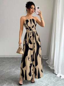 Women Midi Dresses - 綠色 3 - 查看 9