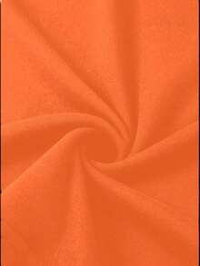 2026 Nueva Camiseta Casual de Moda para Mujer de Manga Media, Cuello Redondo de Color Sólido, Top para Dama, Cuello de Primera Calidad, Primavera Negro - Rojo anaranjado - Ver 5