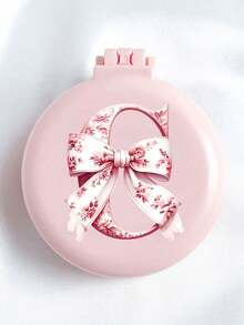 Peine plegable redondo con espejo y lazo rosa, espejo de maquillaje compacto portátil 2 en 1, peine plegable de cojín de aire mini para mujeres, niñas, mamá, adecuado para boda, viaje, camping, oficina, viajes de negocios, deportes, al aire libre, actuaciones, cepillar el cabello, multifuncional, regreso a la escuela, regalo del Día de la Madre, artículo esencial de viaje, regalos de Pascua, accesorios para mujeres - Multicolor - Ver 37