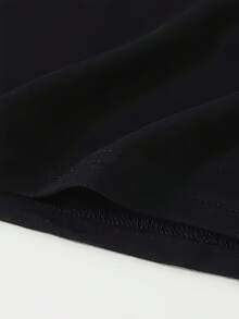 Camiseta de Manga Corta para Mujer - Negro - Ver 4