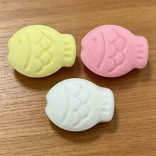 1/2/3pcs Soft Squishable Fish Cake Stress Relief Toys, Pressure Release Emotional Soothing Gift, Holiday/Birthday Gift, Random Colors - Multicolor - View 6
