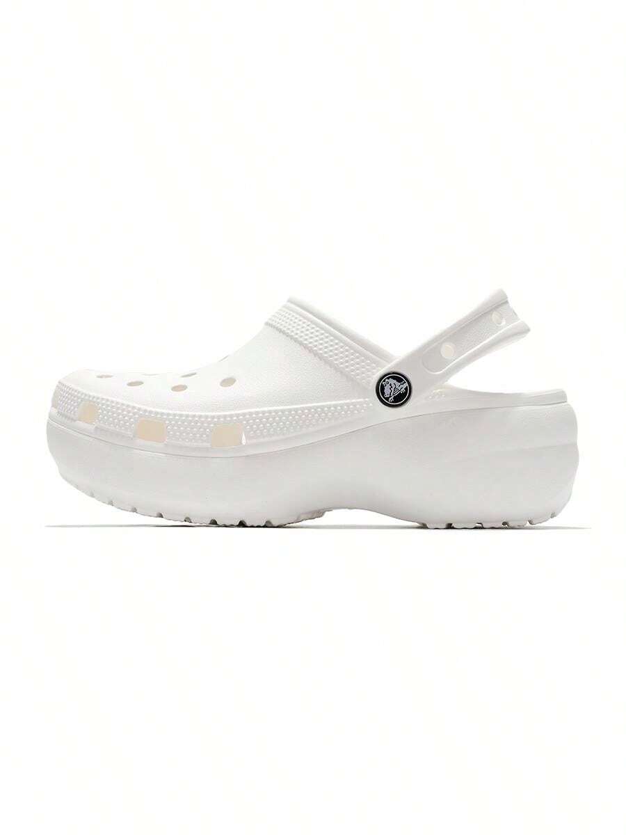 Crocs 女士镂空木屐,经典云朵木屐,室内/室外休闲运动鞋,轻便舒适拖鞋,建议选购小一码,206750-100 - 206750-100 - 查看 1