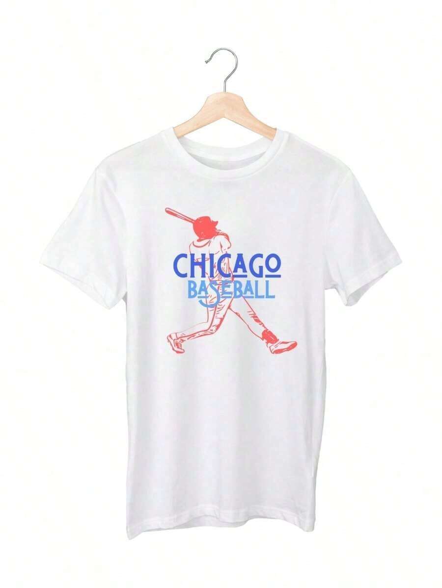 Camiseta de béisbol de Chicago, Camiseta de Chicago, Bella+Canvas 3001, Camiseta de béisbol, Camiseta North Side, Camiseta fresca de verano, Estilo unisex - Blanco 4 - Ver 1