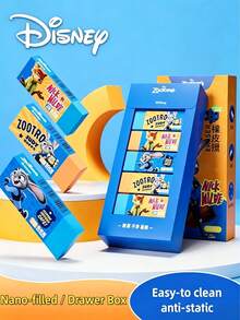 Bộ 10 cục tẩy Zootopia 2B được cấp phép chính thức của Disney, hình ảnh hoạt hình Judy & Nick dễ thương, cục tẩy dạng dải nano thu gom bụi bẩn, làm sạch chỉ với một lần lau, đồ dùng học tập, đồ dùng tựu trường và quà tặng cần thiết cho trẻ em trong dịp lễ. - A - Xem 3