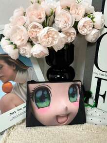 Niche Design Anime Girl Coin Purse, Lightweight Portable Pouch, Fashionable Personalized Accessory - Multicolor - View 2