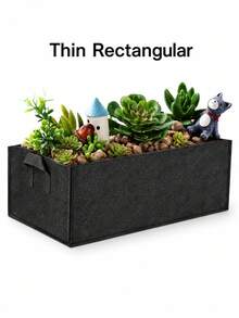 1个8格高架花园种植袋,透气布质种植箱,长方形蔬菜种植容器,适用于土豆、花卉、庭院和阳台园艺 - 種植袋 - 查看 7
