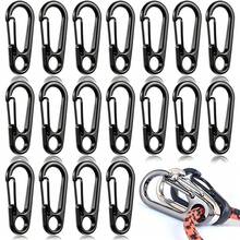 5/10/20 piezas Hebillas mini duraderas para exteriores, para camping, senderismo - Llaveros de mochila con resorte, accesorios de mochila, la mejor opción para entusiastas del aire libre, regalos prácticos - Multicolor - Ver 1