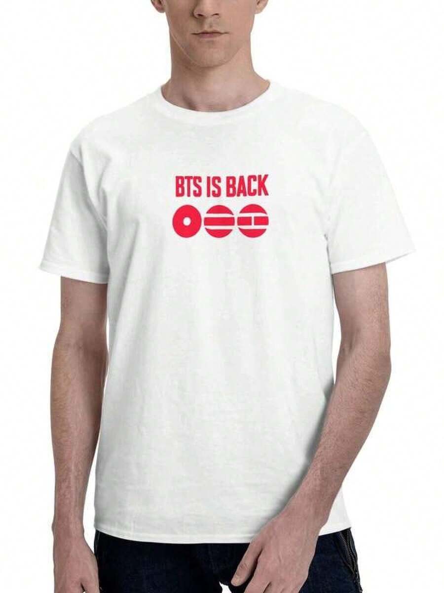2026 Tour Casual Men's Street Style Tee Featuring A Round Neck And A Bold Graphic Print, This T-Shirt Is Great For Daily Outfits.Ropa Hombre Cosas Para Hombre Ropa De Mujer Women Clothing Casual Blusas Bonito - Blanco - Ver 1