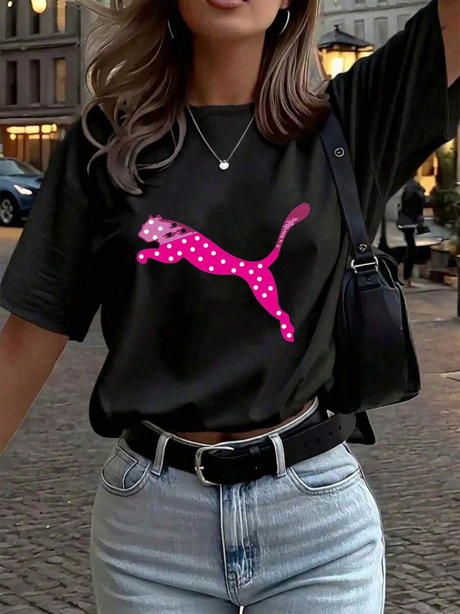 Women T-Shirts - Black - View 1