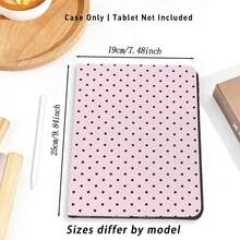 圓點圖案 1個翻蓋式平板電腦保護殼附筆槽，適用於 Matepad SE 11/MatePad 11/MatePad 11.5 2025 及其他熱門型號，適用於 IPad Honor Pad 8/9/10/Honor X8/X8A/X9 及其他熱門型號 Honor 平板電腦保護殼，適用於小米、小新、Apple 第10代/ A16 第11代/ Air 11/ 5/ 9/ Air/ Pro 11 保護殼及 A9 - 彩色 - 查看 5