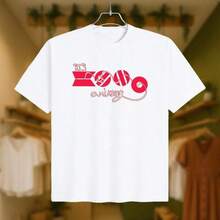 Camiseta de Mujer con Logo de Bangtan Boys, Estampado Gráfico, Manga Corta, Estilo Urbano Chic, Top Casual Holgado para Todas las Temporadas, Estilo Elegante Primavera Verano 2026, Ideal para Fans del Grupo, Regalo Perfecto (FRET224D-2) Ropa Hombre Cosas Para Hombre Ropa De Mujer Blusas Bonitas - Blanco - Ver 1