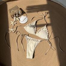 New Custom Two-Piece Bikini, Fresh And Sweet. - Off White - View 12