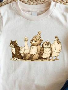 playeras de hombre camisas para hombre playera de hombre camisas de hombre ropa de hombreLittle Bear Kids Shirt, ®  Animal Friends T-Shirt, Little Bear Youth Graphic Top, 90s Cartoon Little Bear Toddler Top camisa de hombre playeras playeras para hombre sudadera para hombre conjuntos de hombre y2k - Blanco - Ver 1