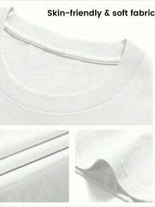 Camiseta 'La Vida de un Maestro', Camiseta 'Dançarina de Enseñanza', Regreso a Clases, Marcos para Dibujos, Música, Material Escolar de Primaria, 100% Algodón, Camiseta Clásica de Manga Corta de Algodón Grueso, Camiseta con Estampado Gráfico, Top Casual de Manga Corta para Mujer, Camiseta de Algodón - Blanco - Ver 5