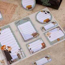 Miniso 1 Bộ Giấy Ghi Chú Dán Hình Harry Potter, Thiết Kế Ron Weasley, Bộ Văn Phòng Phẩm Trường Học Phù Thủy Dễ Thương Dành Cho Văn Phòng, Trường Học, Viết Nhật Ký, Làm Sổ Lưu Niệm. - Nhiều màu - Xem 4