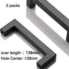 2/4pcs Stainless Steel Cabinet Handles Drawer Pulls Kitchen Cabinet Door Handles Furniture Cabinet Door Handles Kitchen Drawer Pulls Cabinet Door Handles - AA - View 14