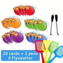 Card Games, Phonetic Games, Educational Games, Visual Word Games, Mathematical Games, Brain Games, Kindergarten, Home School, Teacher Teaching Assistance - Multicolor - View 5