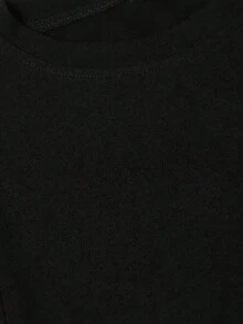 Lightweight, Simple, And Versatile Printed T-Shirt - Short-Sleeved T-Shirt With A Small Tomato Print, Casual Style - Ideal Fabric For Summer. Comfortable Women's Fashion - Soft And Breathable, Suitable For Everyday Casual Wear, Very Popular. Pure Cotton T-Shirt - 黑色 - 查看 4