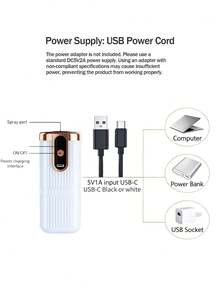 USB充電漸層夜燈香氛擴香機，5種定時模式，附6款薰衣草香精，壁掛或桌面使用，超靜音空氣清新劑兼居家裝飾 - 白色 - 查看 4