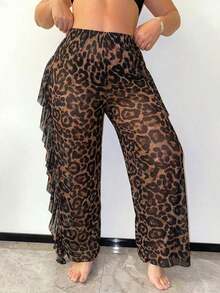 Cubre de talla grande con diseño de flequecitos, ideal para el verano - Multicolor - Ver 6